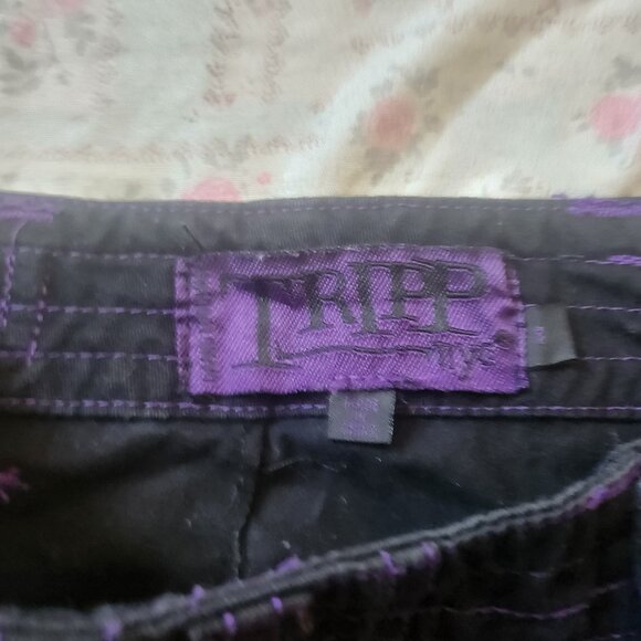 Vintage Tripp NYC Punk Goth Grunge Low waist pants Size 1 - Picture 6 of 6